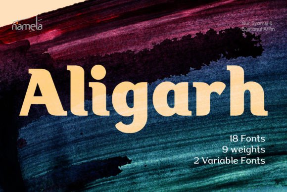 Aligarh: A Unique Slab Serif for Craft and Design