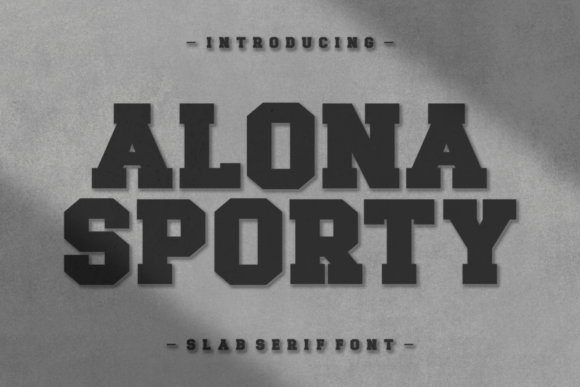 Alona Sporty: A Bold Slab Serif for Modern Web Design