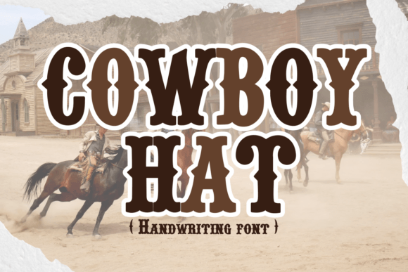 Bring Bold Charm to Your Creations with Cowboy Hat Font