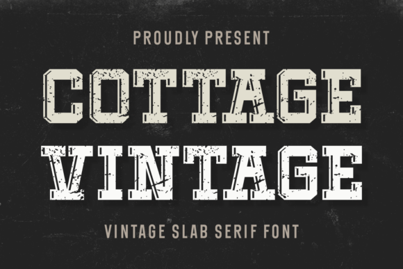 Cottage Vintage: A Classic Slab Serif for Timeless Branding