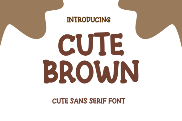 Cute Brown: A Refreshing Slab Serif for Makers and Designers