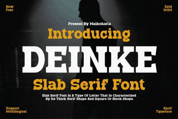 Deinke: A Joyful Slab Serif for Modern Web Design