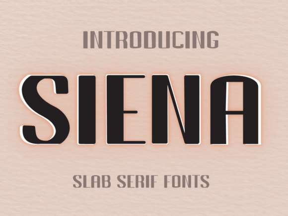 Discover Siena: A Bold Slab Serif for Your Brand