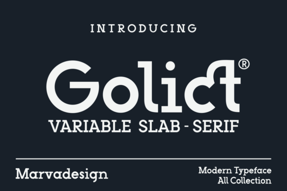 Discover the Bold and Assertive Golict Font