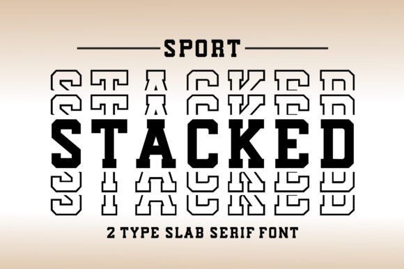 Discover the Bold Elegance of Sport Stacked Font