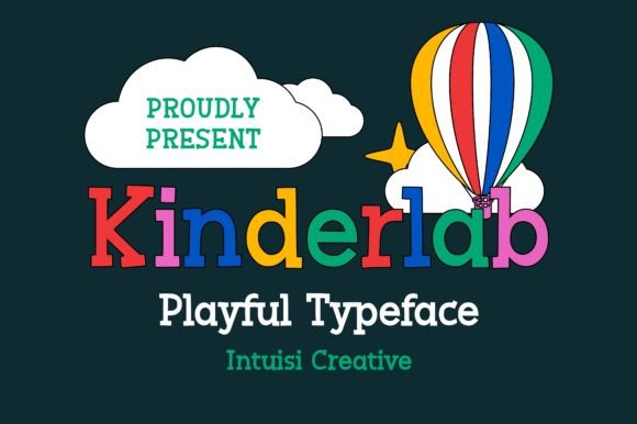 Discover the Playful Charm of Kinderlab Font