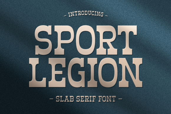 Discover the Versatility of Sport Legion Font