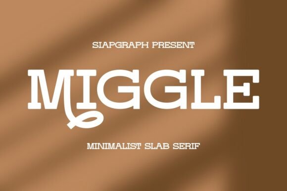Enhance Your Brand with Miggle: A Clean and Minimalist Slab Serif Font