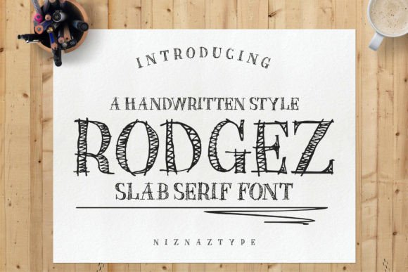 Enhance Your Brand with Rodgez: A Versatile Slab Serif Font