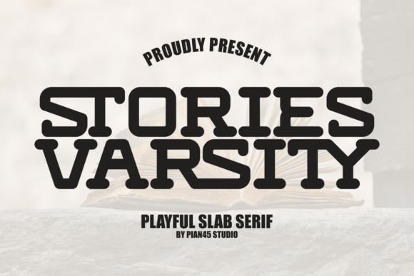 Enhance Your Brand with Stories Varsity Font