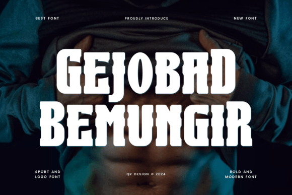 Gejobad Bemungir: A Bold and Authentic Slab Serif Font