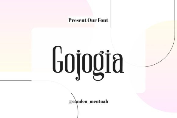 Gojogia: A Modern Slab Serif for Elegant Branding