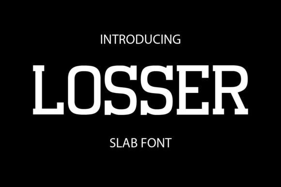 Losser: The Bold Slab Serif for Digital Design