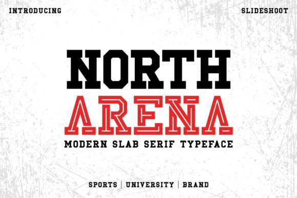 North Arena: A Bold Slab Serif for Editorial Design
