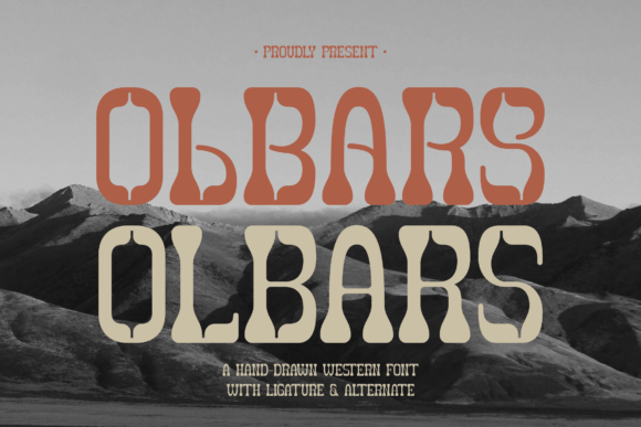 Olbars: A Bold Slab Serif Font for Vintage Branding