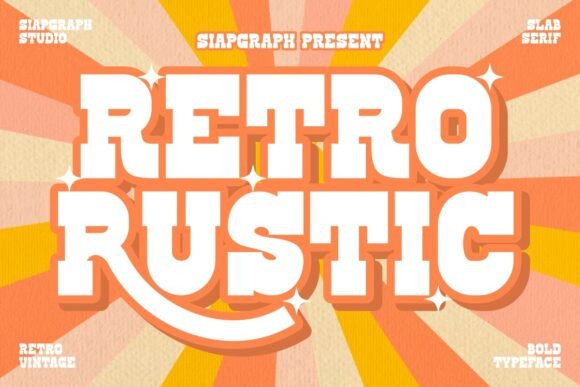 Retro Rustic: A Bold and Classic Slab Serif Font