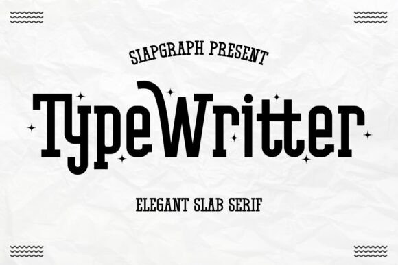 Typewritter: A Modern and Elegant Slab Serif Font for Editorial Design