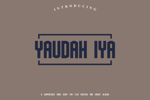 Yaudah Iya: A Bold Slab Serif for Editorial Design